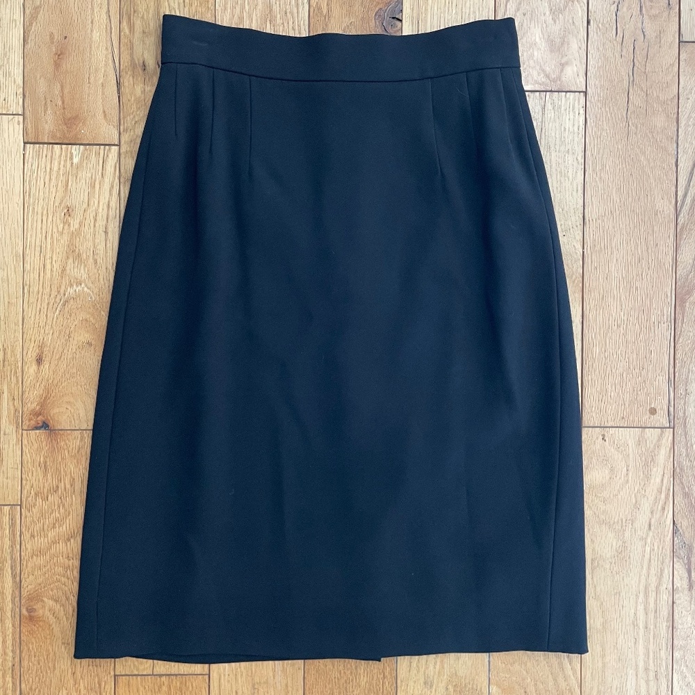 Prada Black Pleated Skirt